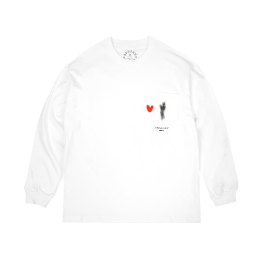 Korean Zombie x Zibezi Zombie Heart Long Sleeve Pocket Shirt