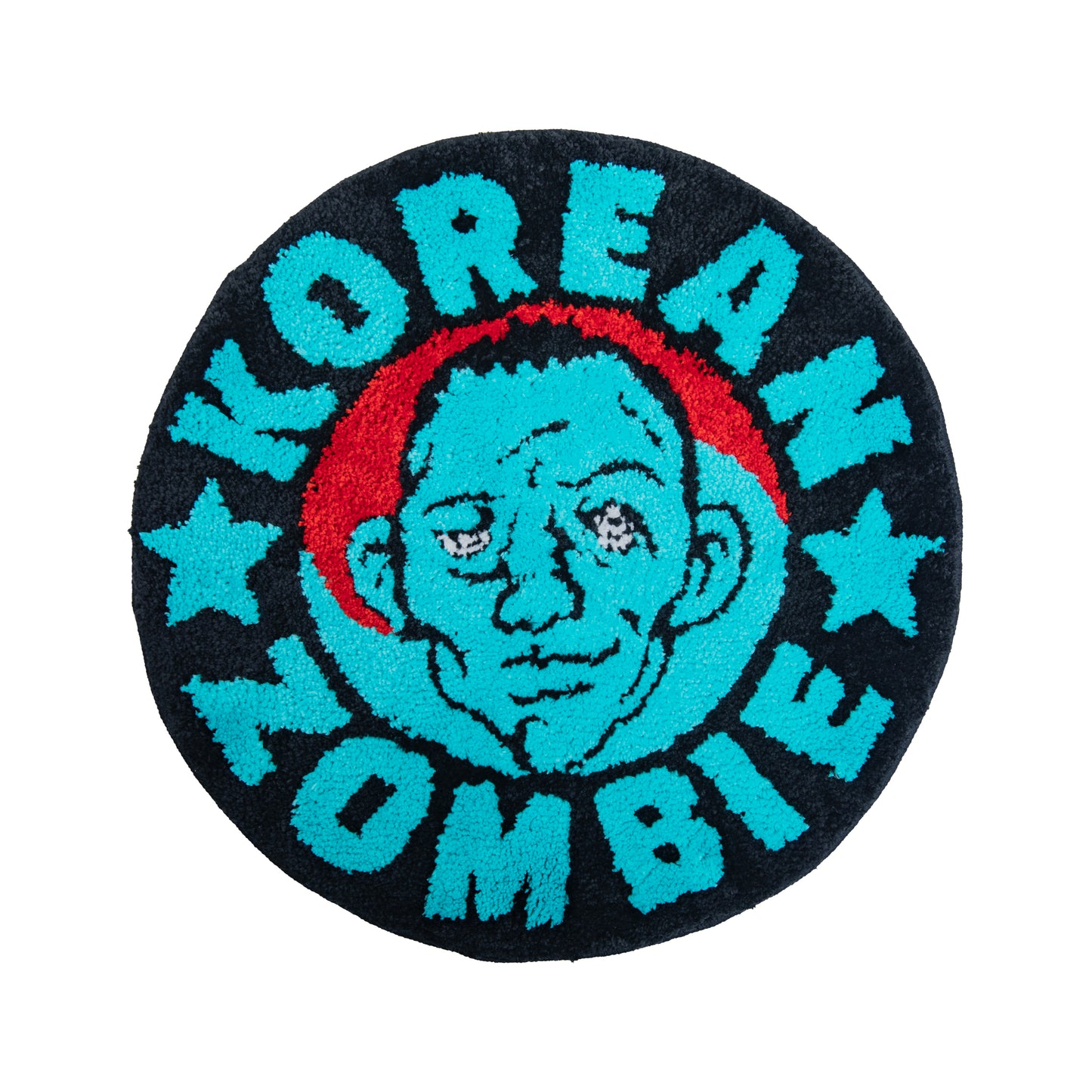 Korean Zombie Circle Logo Rug