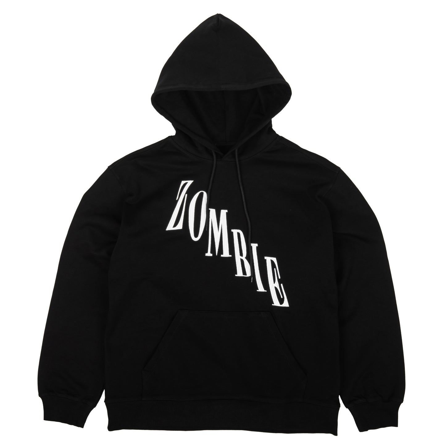 Korean Zombie Core Embroidery Hoodie