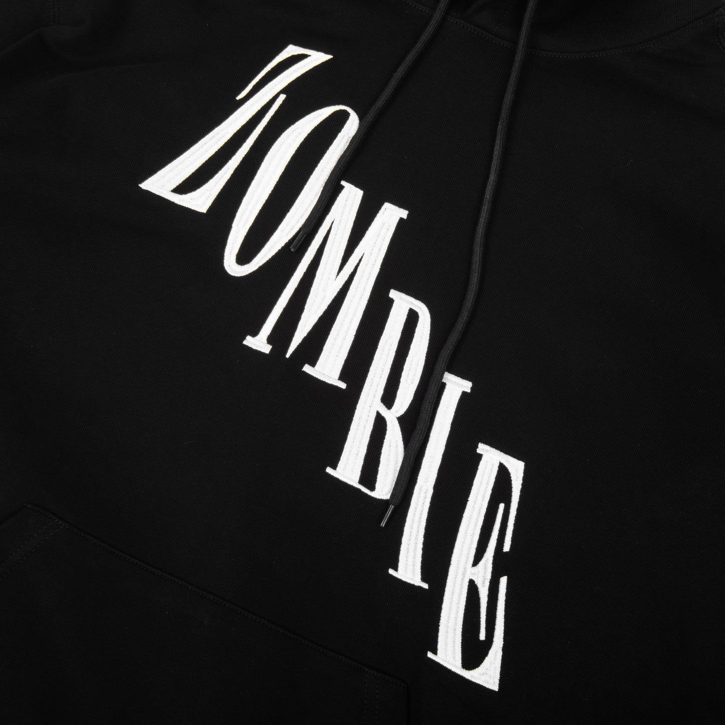 Korean Zombie Core Embroidery Hoodie